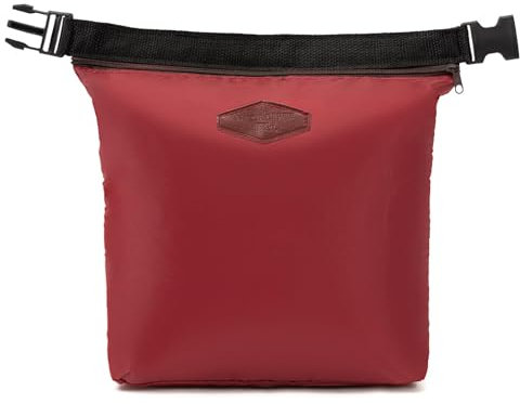 Bafiwu Kühltasche Klein für unterwegs, Mini Kühltaschen für Damen und Herren, Lunchtasche Picknicktasche Mittagessen Isoliertasche Thermotasche für Arbeit und Schule (Wein)