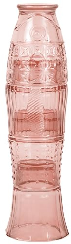Lesser & Pavey - Vasos apilables de peces con elementos marrones para bebidas frías y calientes, elegantes vasos para agua y bebidas frías, bonitos regalos de cristal para mujeres y hombres