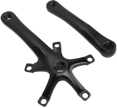 POENVFPO Crankset de Vélo, Ensemble de Bergettes Strudy 165 Mm, Kit de Bras de Manivelle en Alliage en Aluminium avec Accessoires à Vis