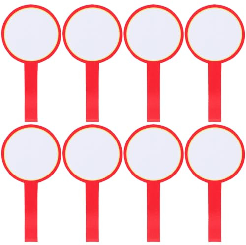 iplusmile Tabellone Cancellabile Portatile per Punteggio 8 Pezzi in Pvc Lavagna Multipurpose per Arbitri e Giudicanti Segna Punti Handheld