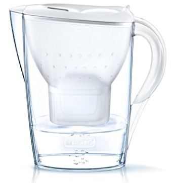 Brita Jarra Marella Blanca+2 Filtro 2.4L(1028185), Negro