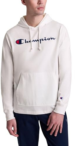Champion, Midweight, Soft and Comfortable T-Shirt Hoodie for Men Jacket, Blanc, M Homme