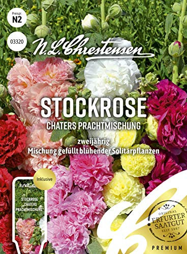 Stockrose Chaters Prachtmischung Samen, Saatgut