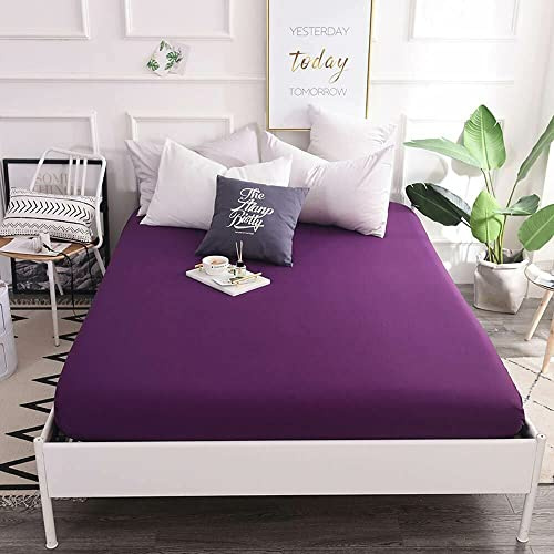 Extra Deep 40cm Fitted Sheets Easy Care Polycotton Cotton Rich Deep Fitted Bed Sheets (Berry, Super King)