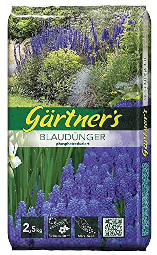 Gärtner`s Blaudünger 2,5 kg 12+12+17+2 Beutel phospatreduziert Gärtners