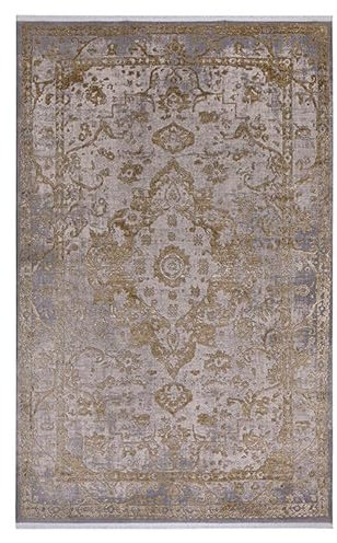 Netline Home Teppich für Wohnzimmer, Schlafzimmer, Esszimmer und Küche | Teppich orientalisches Design | Acrylteppich | Luxusteppich(160X230)
