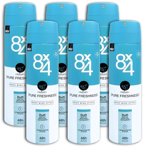 6-pack 8 x 4 deodorantspray N°19 Pure Freshness deodorant 6 x 150 ml