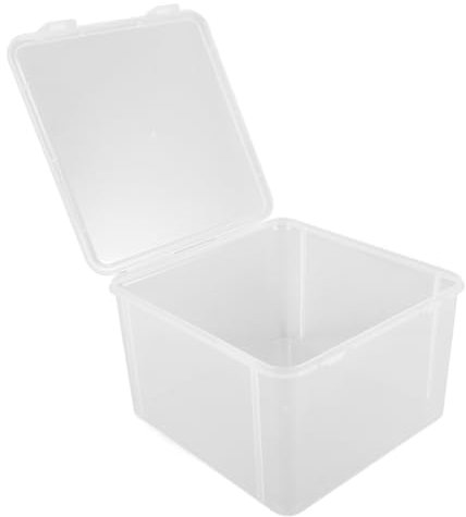 PRETYZOOM Mahjong Aufbewahrungsboxen mit Kunststoffgriff für Spielkarten Tragbar