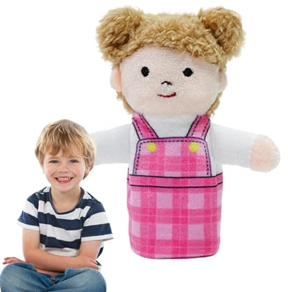 Plysch Finger Puppets, Plysh Finger Puppets Mjuk hudvänlig Djurset med | Barns Varmt familjetema Förälder-barn Interaktion Berättande Pedagogisk låtsaslek till födelsedag, jul, nyår,