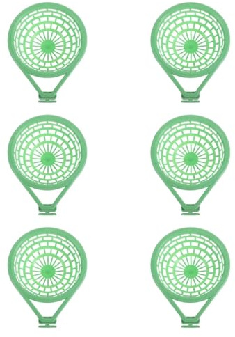 predolo Lot de 6 Bols de Nidification pour Oiseaux Verts, conteneurs de Stockage pour nids de Pigeons, Cages d'élevage pour Usage extérieur, S