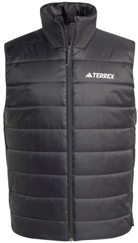 adidas Uomo Terrex Multi Essentials CLIMAWARM Padded Vest, Black, L