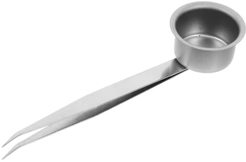 Genérico Cubierta Manijas Vela Apagavelas Herramienta Extintor De Mecha Apagavelas Hojalata Plata