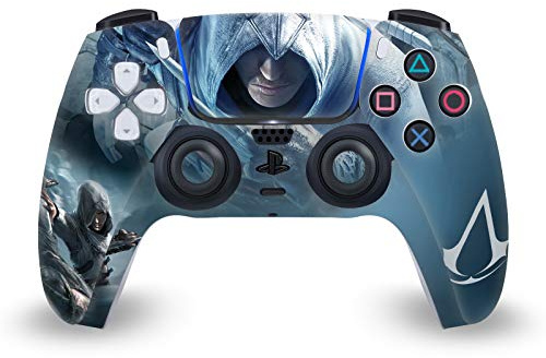 Head Case Designs Officially Licensed Assassin's Creed Altaïr Hidden Blade Key Art Vinyl Faceplate Sticker Gaming Skin Decal Cover Compatible With Sony PlayStation 5 PS5 DualSense Controller