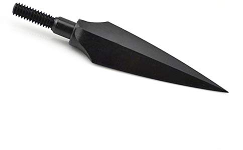 SHARROW 12 Stück Bogenschießen Pfeilspitzen Jagdspitzen Traditionelle Jagd Broadheads Jagdpunkte Metallpfeilspitzen für Armbrust Compound Recurve Bogen (Typ 1)