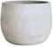 Olly & Rose Barcelona - Maceta de cerámica grande de 25 cm, Color Blanco y Gris, macetas para Interiores y Exteriores, Extra grande