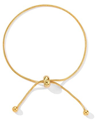 Gold Ankle Bracelets for Women Waterproof Adjustable Stainless Steel Chain Anklet Bracelet for Women Vintage Fashion Simple Thin Chain Anklet Female Foot Summer Beach Jewelry Gift