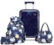 Sea choice Kinderkoffer mit Rucksack Set Handgepäck 18 Zoll Leicht Hartschalenkoffer Trolley Jungen Mädchen Reisekoffer YKK Reiverschluss mit 4 Rollen TSA