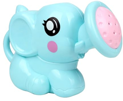 Baby Bath Toys Watering Can, Watering Can Toys Baby Bath Elephant Watering Can Toy for Toddler Boys Girls Small Watering Pot Toy for Outdoor Sand Beach (blue)
