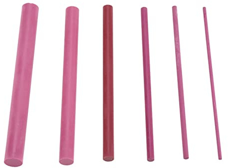 Culnflun Sharpening Stones, 6 PCS 3000 Grits Ruby Polishing Oil Stone with 3000 Grits Sharpener Sharpening Stone Whetstone Tool Set for Kitchen Outdoor