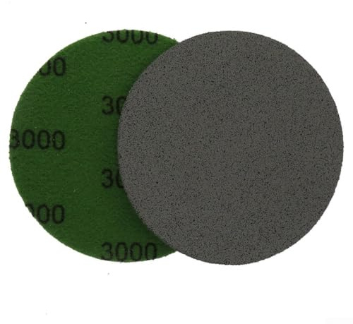 babominimer Lot de 10 disques en mousse P3000 de 75 mm pour ponçage humide et sec automobile - Disques abrasifs compatibles avec la finition de voiture et l'élimination des oxydes