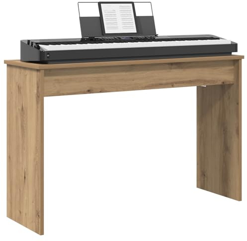 vidaXL Soporte para teclado Roble artisan 100 x 32 x 64 cm