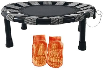 Milageto Min Trampoline Pieghevole Pieghevole Robusto Telaio Portatile da Ragazzi Ragazze