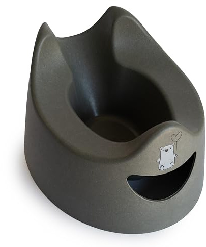 Toddler Essentials Eco - Easy Pour Potty - Dark Grey Portable Potty Training Toilet Seat for Toddlers Hygienic, Easy to Clean, and Travel-Friendly (Previously Known as Pourty)