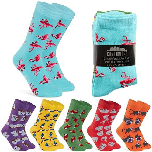 CityComfort Chaussettes Femme Sport et Douillette Chaussettes Chaudes Respirantes Multipack Idée Cadeau Femme et Ado