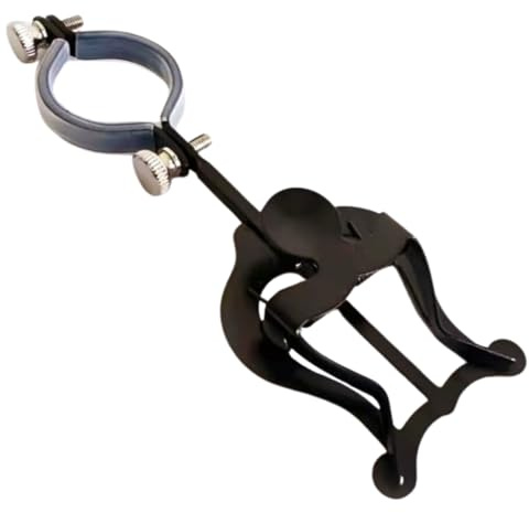 Lira de marcha para clarinete, soporte para partituras de clarinete, soporte para instrumentos para partituras de clarinete, perfecto para bandas de marcha