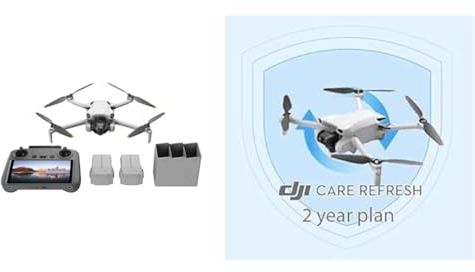 DJI Mini 4 Pro Fly More Combo Mit RC 2 Fernsteuerung & Care Refresh 2-Year Plan