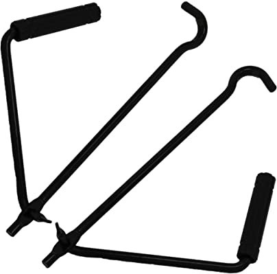 Gatuida 2St rundstahl ersatzteile wildc auto4parts Wildness car Tools Scherenwagenheber notausrüstung wilds Trunks enteiset Auto Metall Stuck Handkurbel Werkzeug Reifen Jack Zubehör