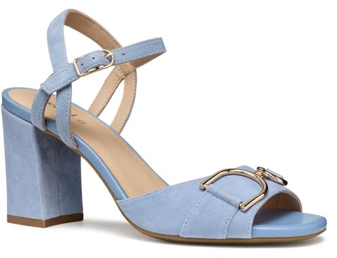 Geox D New Eraklia 80 A Sandalo con taccoDonna