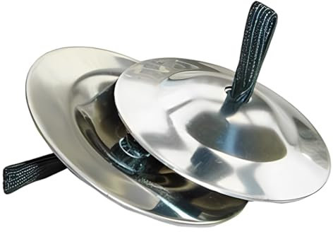 NHP 1 Pares de Tambores para Dedos,Platillos Musicales Niños,Pelvis de Dedos,Instrumentos Musicales con Banda Elástica,para Bailarines y Fiestas para Danza del Vientre,Yoga,Instrumento de Percusión