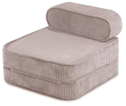 MISIOO Spielsofa für Kinder - Vielseitiges Kinderzimmer Möbel: Kinder Sofa - leicht zu Falten und entfalten, ideal für Nickerchen, Abnehmbarer waschbarer Bezug, Maße 150x60x13 cm