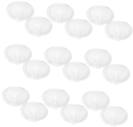 Happyyami Soportes para Bolas De Fuente De Rocalla y Cristal Transparentes 4 Cm para Peceras y Fuentes Decoración Ligera y Resistente Juego De 20 Piezas