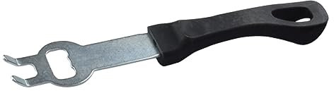 VICASKY Barbecue Portable Pince Résistante Chaleur Outil Gril Pratique Retire Sûrement Compact Voyage Pique-