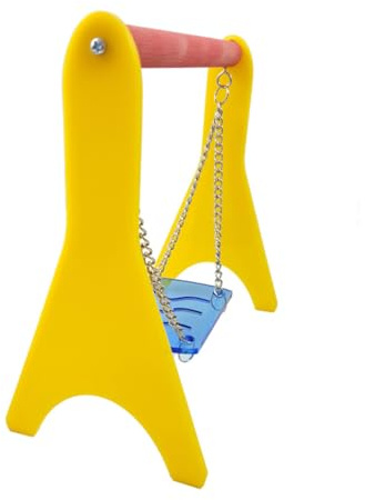 Hohopeti Balançoire pour Hamster et Petits Animaux Coloré Sûr Matériau Support de Jeu pour Cage Aire Exercice Amusante pour Rats Oiseaux et Gerbilles