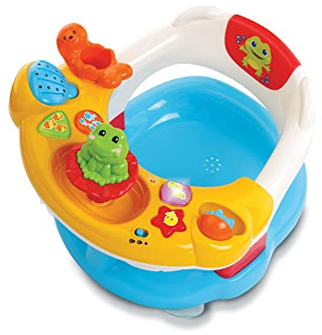 VTech - Super Siege 2 en 1 Baby Premier Age, Jouet DE Bain, 80-515405, Multicolore - Version FR