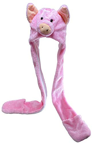 JK Home Déguisement Enfant Adulte Bonnet Animal Cochon