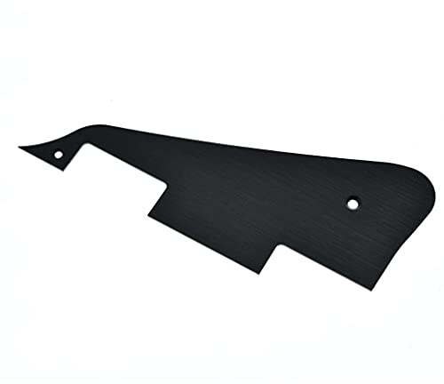 KAISH Metallo Alluminio Anodizzato Stile Moderno LP Chitarra Pickguard Scratch Plate Fits USA Gibson Les Paul Black