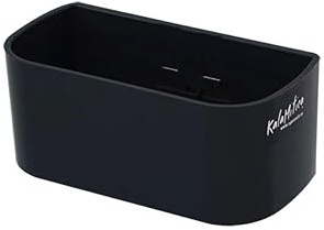 KalaMitica - Récipient Magnétique 13,8x6,7x5,7cm - Noir - Boîte de Rangement Aimanté pour Tableau, Réfrigérateur, Casier - Porte Stylo, Porte Marqueurs, Cache-pot