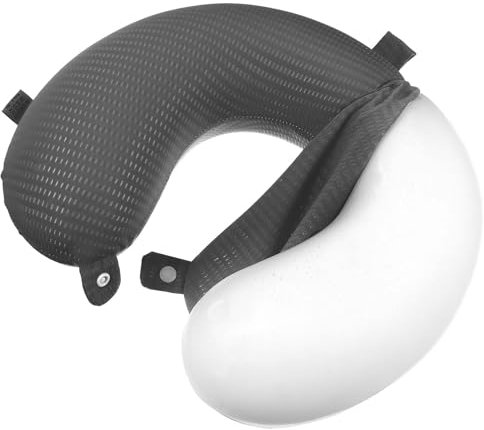 Bezug Nackenkissen U Form, Nackenrolle Bezug Reise Nackenrollenbezug Ersatzbezug Waschbarer Kissenbezug Reisekissen Flugzeug für Büro Auto Mittagspausen (Nur Kissenbezüge Keine Füllung)