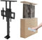 Motorized TV Lift, Height Adjustable TV Stand with Remote Control, TV Mount Fit for 32-65 TVs, Automatic Lift TV Bracket for Home Office, Load Capacity 80kg (Color : Lifting 575-1225mm, S