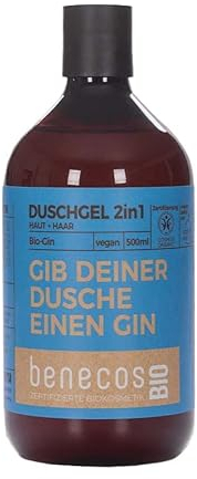 benecosBIO - Duschgel 2in1 BIO-Gin Haut & Haar - GIB DEINER DUSCHE EINEN GIN - vegan - recyceltes Plastik