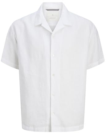 JACK & JONES herr Jprcclawrence Linen Resort S/S Shirt Sn Jprcclawrence Linne Resort S/S Shirt Sn (1-pack)