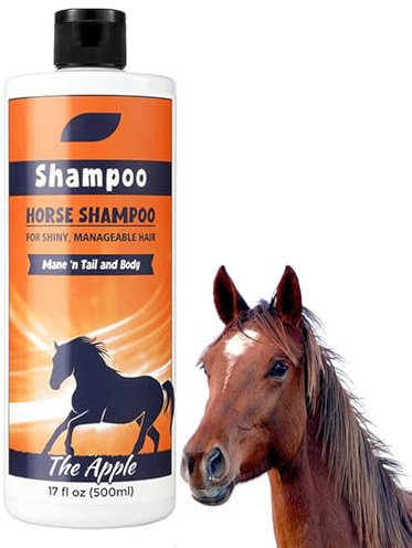 Shampoo di criniera e coda, shampoo a cavallo - Condizionatore shampoo coda e criniera 500ml - Detergente per cappotto, forniture per la toelettatura dei, aggiungi la lucentezza, devalenge, respingi