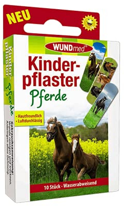 WUNDmed® 02-115 Pflaster 10 Stück Motiv-Pflaster Kinderpflaster (Pferde)