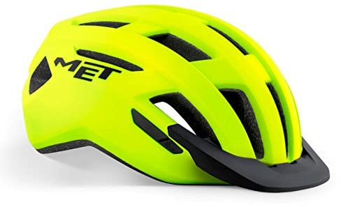 MET Helm All L (58-61), Erwachsene, Unisex, Gelb (Road Yellow)