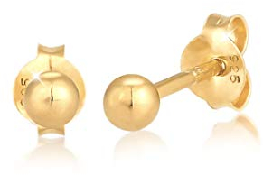 Elli Ohrringe Damen Kugel Geo Rund Basic Minimal aus 925 Sterling Silber