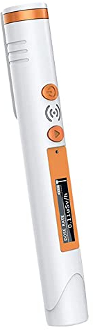 Geevorks Contatore Geiger Rilevatore di radiazioni nucleari, rilevatore a penna X Y β-Ray Personals Dose Contatore Geiger con allarme luminoso sonoro/tasso di dose istantaneo cumulativo/tasso medio di